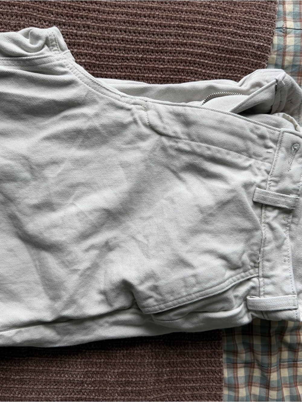Abercrombie Light Khaki Baggy Pants